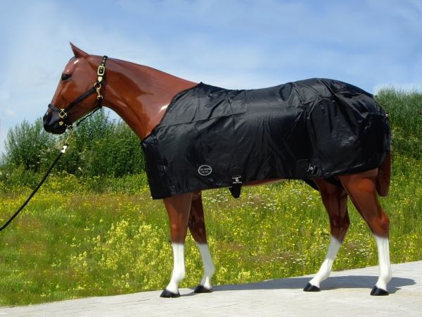 "TOP SCORE" Nylon Sommer Sheet Transport & Turnierdecke - SCHWARZ