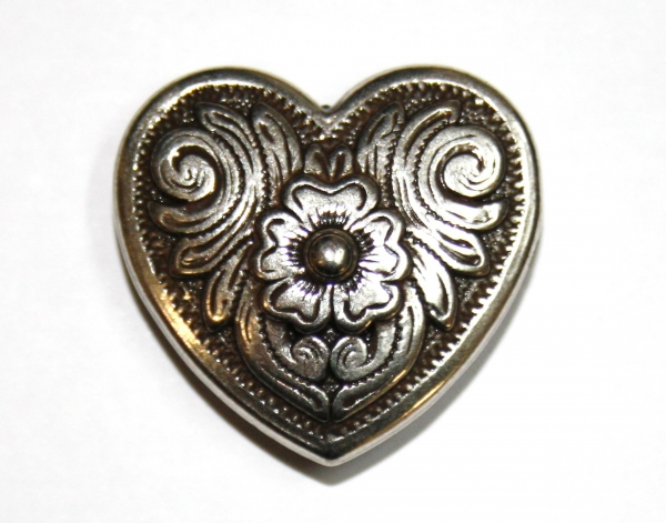 Concho with Chicago Screw - Hearts