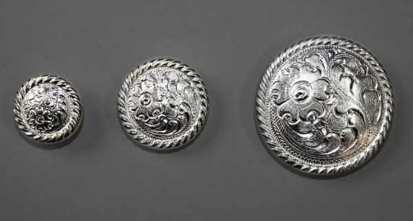 Concho with Chicago Screw - Round / ROPE