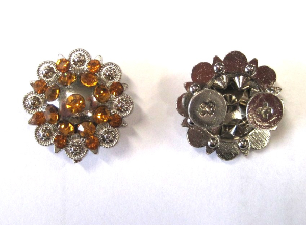 Concho - mit Schraube Orange 19mm