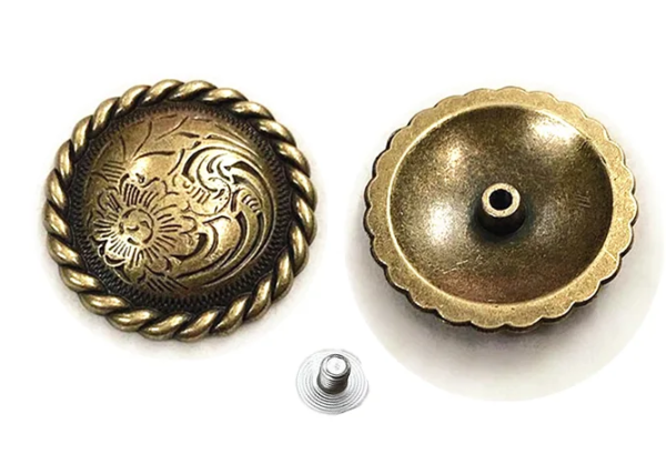 Concho - Antik Messing 32mm