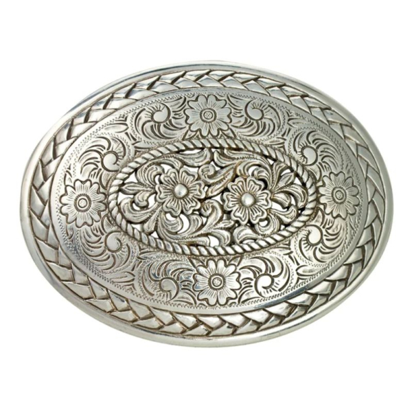 Gürtelschnalle Belt Buckle - Braided Floral