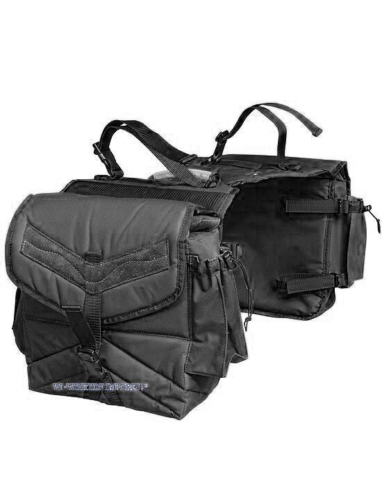 Satteltasche "Long Trip" schwarz