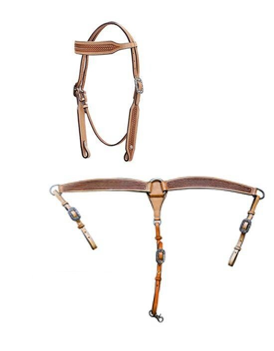 Kopfstück & Vorderzeug Set "Antik"