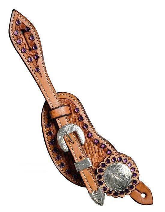 Sporenriemen Ladies "Burgund Stones"