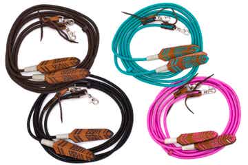 Nylonzügel geflochten "Feather"