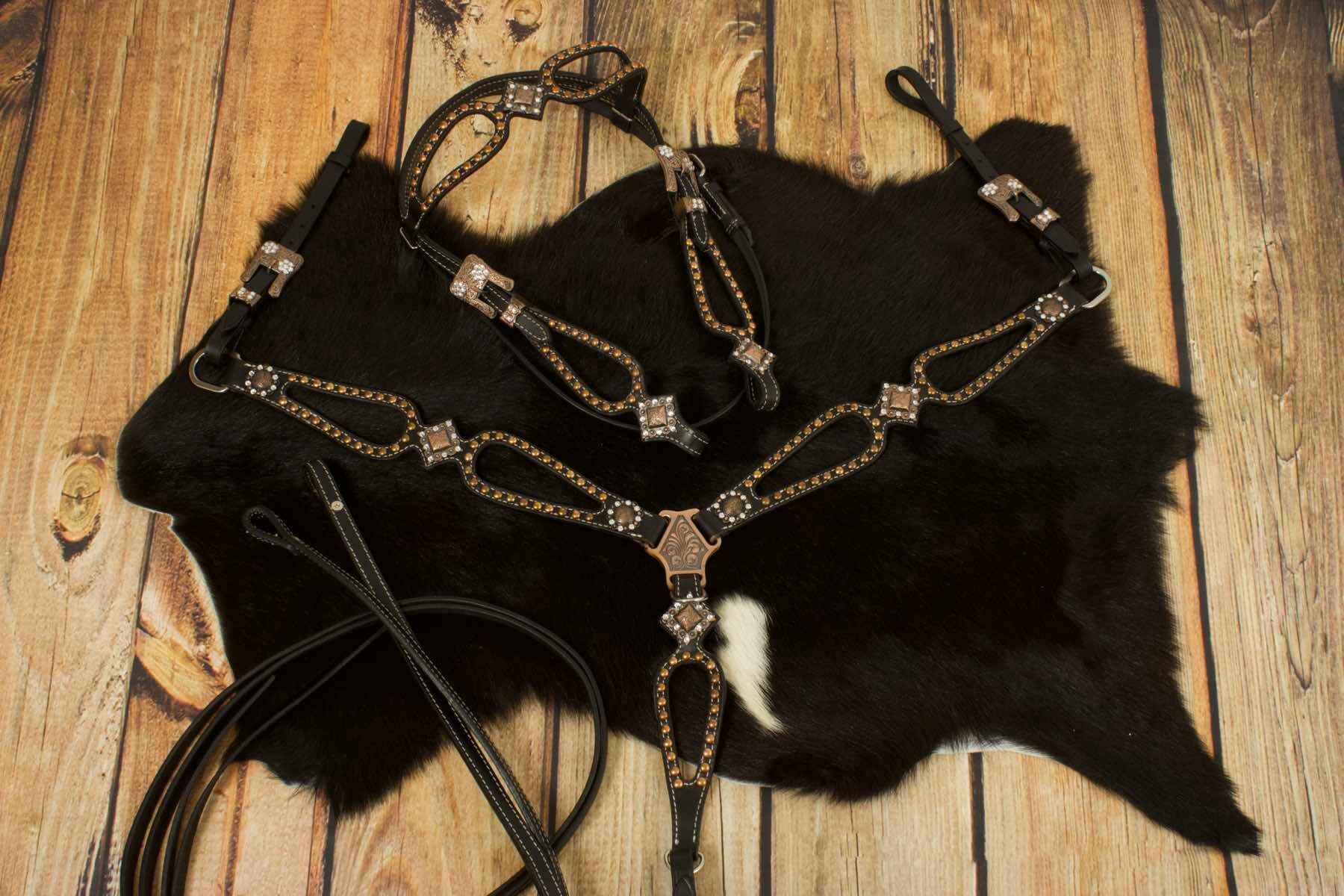 Kopfstück inkl. Zügel & Vorderzeug "Vintage Black"