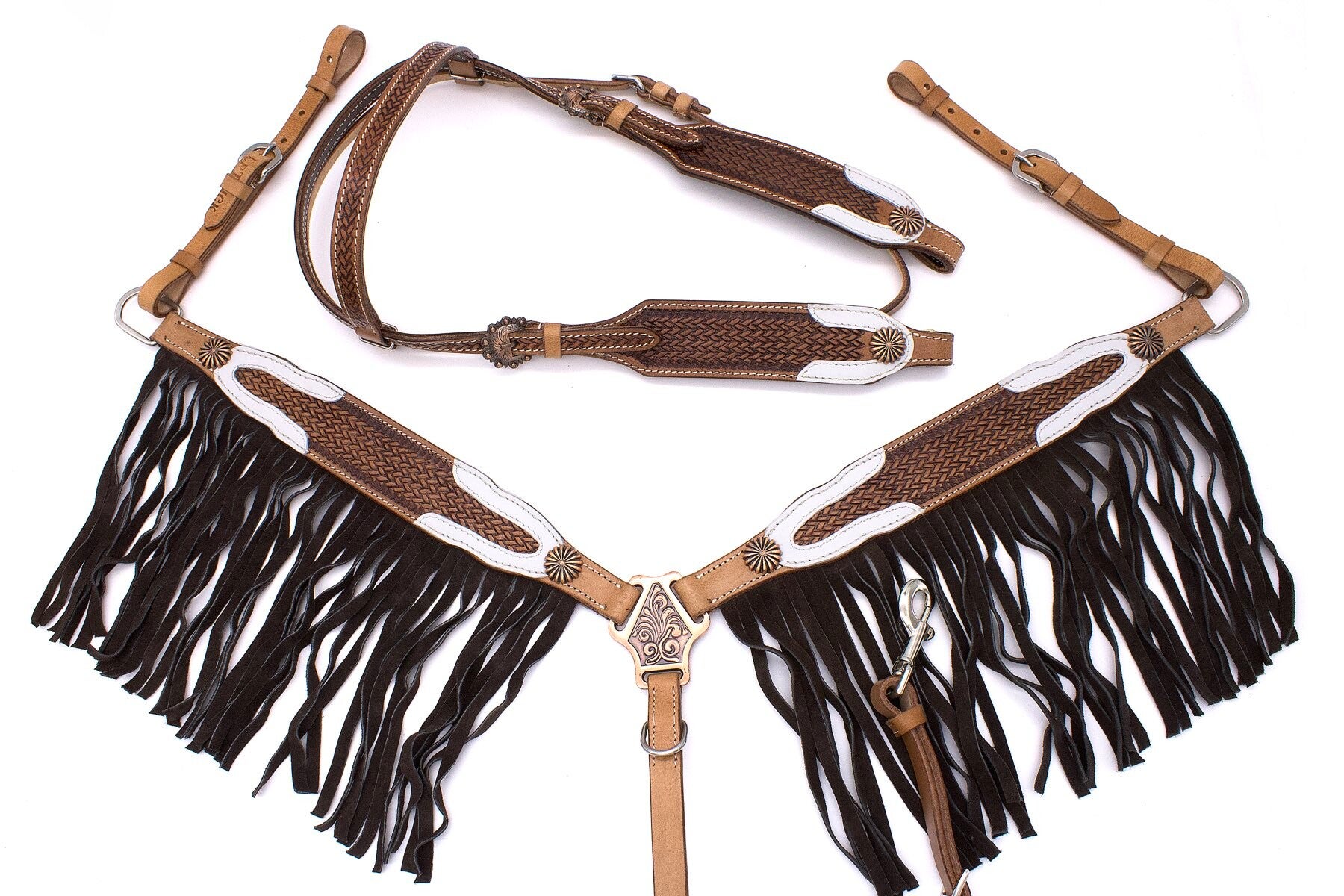 Kopfstück inkl. Zügel & Vorderzeug "Vintage Boom"