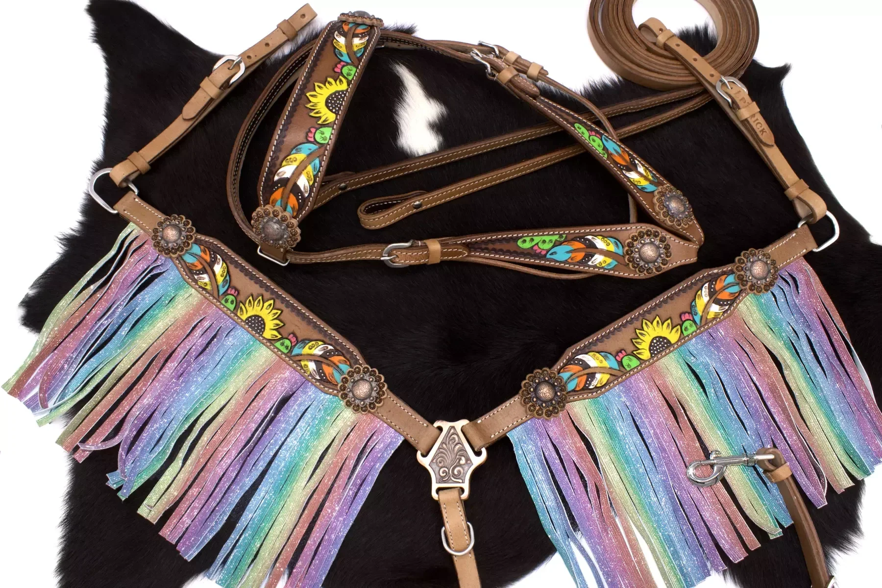 Kopfstück inkl. Zügel & Vorderzeug "Easter Kick"