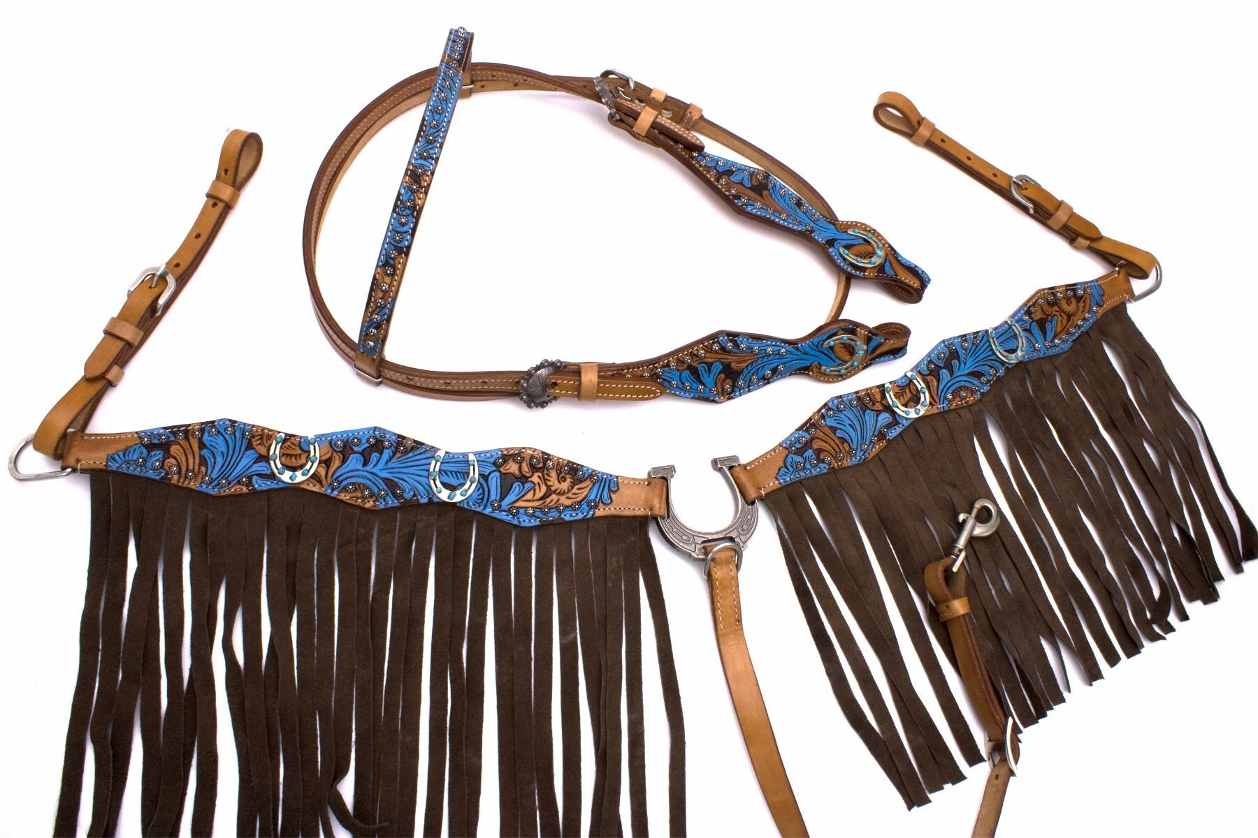 Kopfstück inkl. Zügel & Vorderzeug "Hoof Flower"