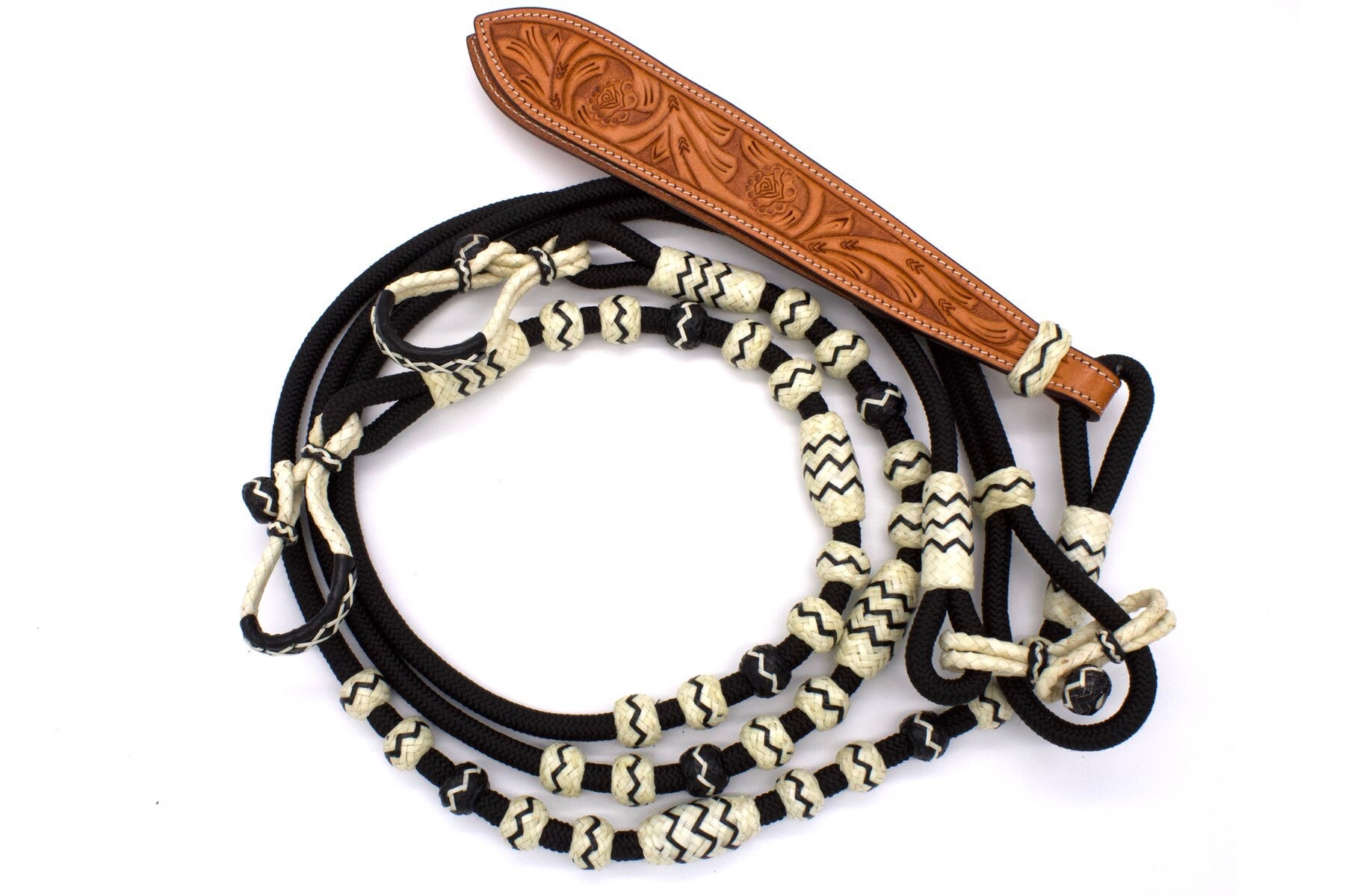 Romal Reins Nylon "Schwarz"