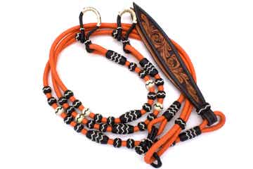 Romal Reins Nylon "Orange"