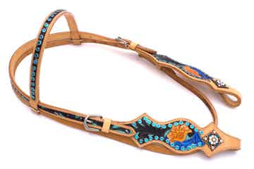 Kopfstück gerade "Colourfull Flower"