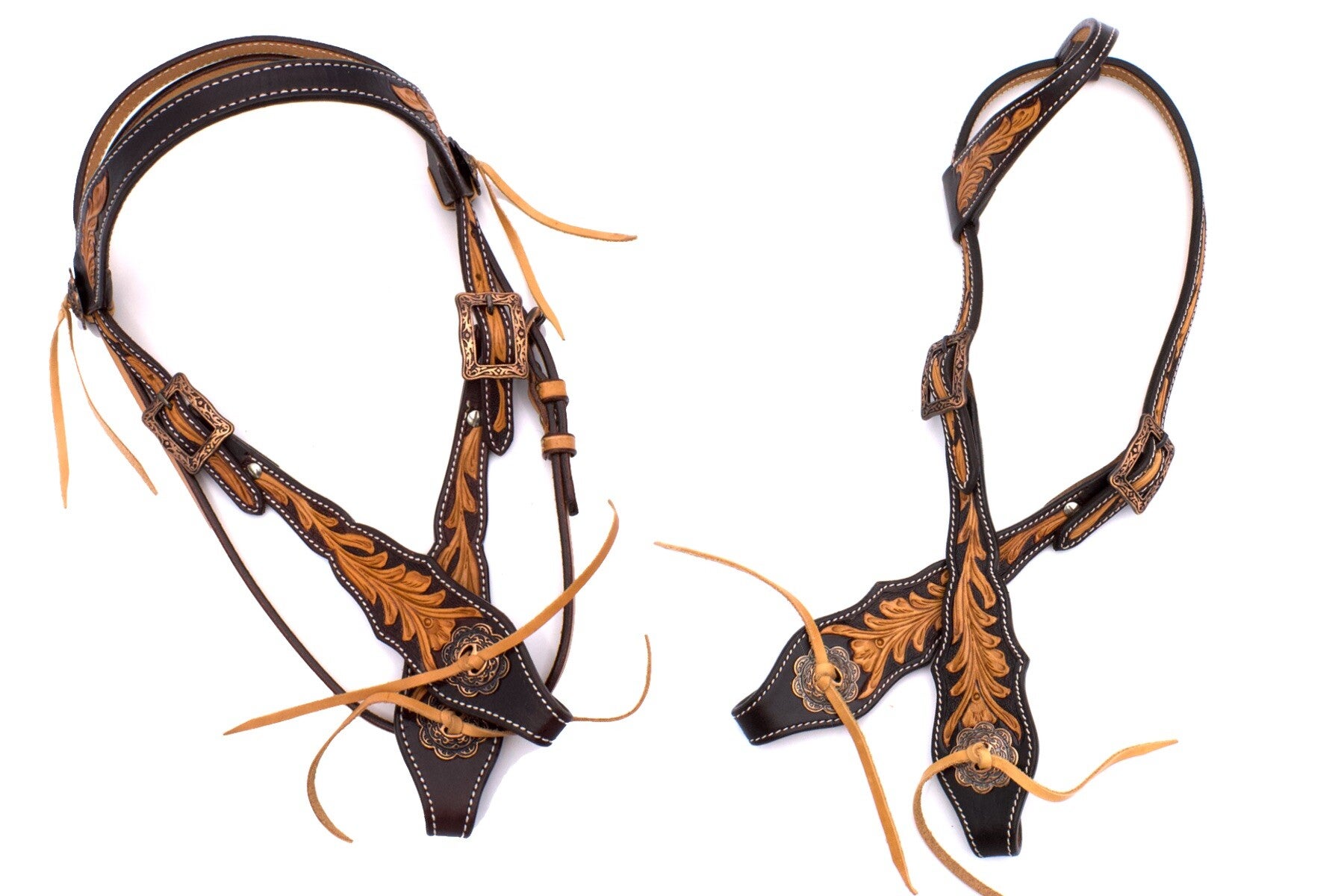 Kopfstück Einohr oder gerade "Ranch Worker"