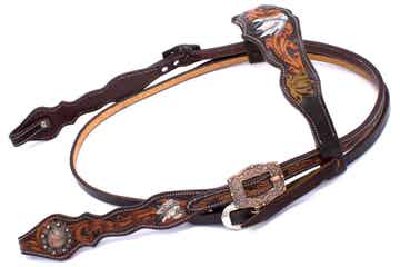 Kopfstück gerade "White Feather"