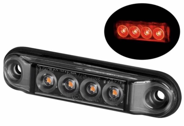 Slim Graphite Outline LED Marker Light
