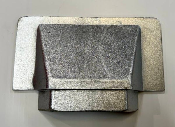 Aluminium Top Hat Rub Rail - 6" End Cap Casting