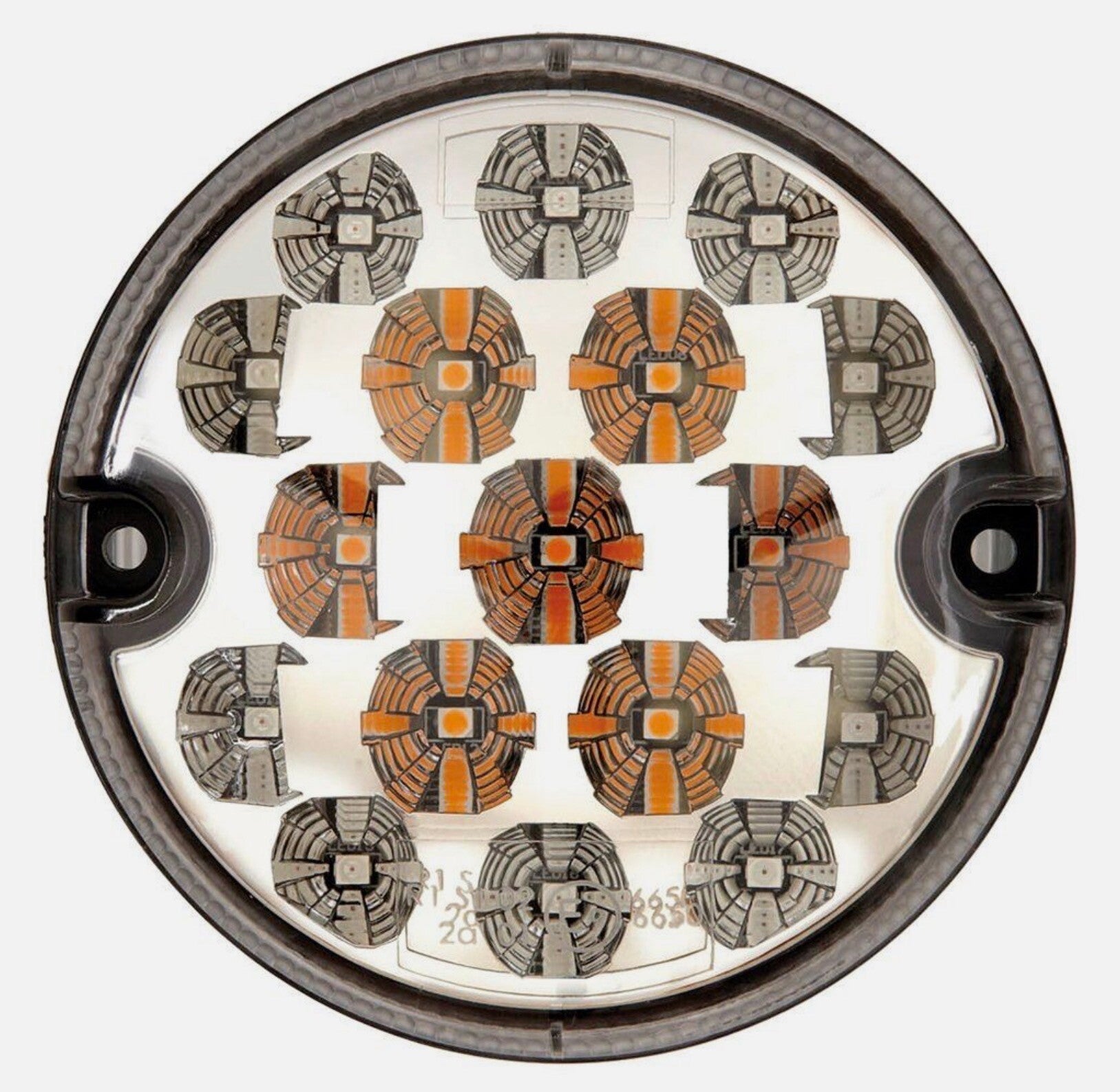 Ring 95mm Round LED Rear Multifunction Light - Clear