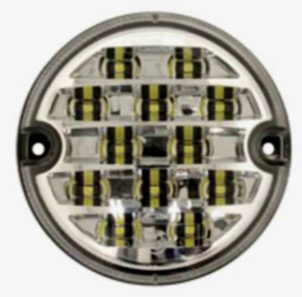 Ring 95mm Round LED Reverse Light - Clear
