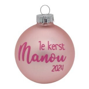 Kerstbal 1e kerst 2025 met naam