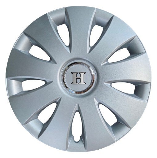 Caravan wieldop met "H" opdruk van Hobby (set van 2 stuks)