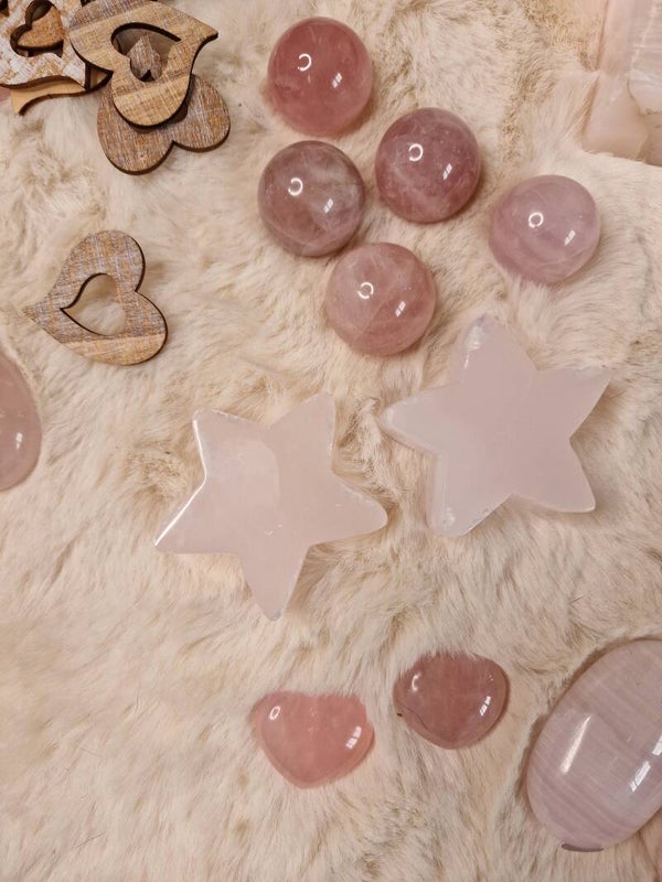 Sphères de Quartz rose