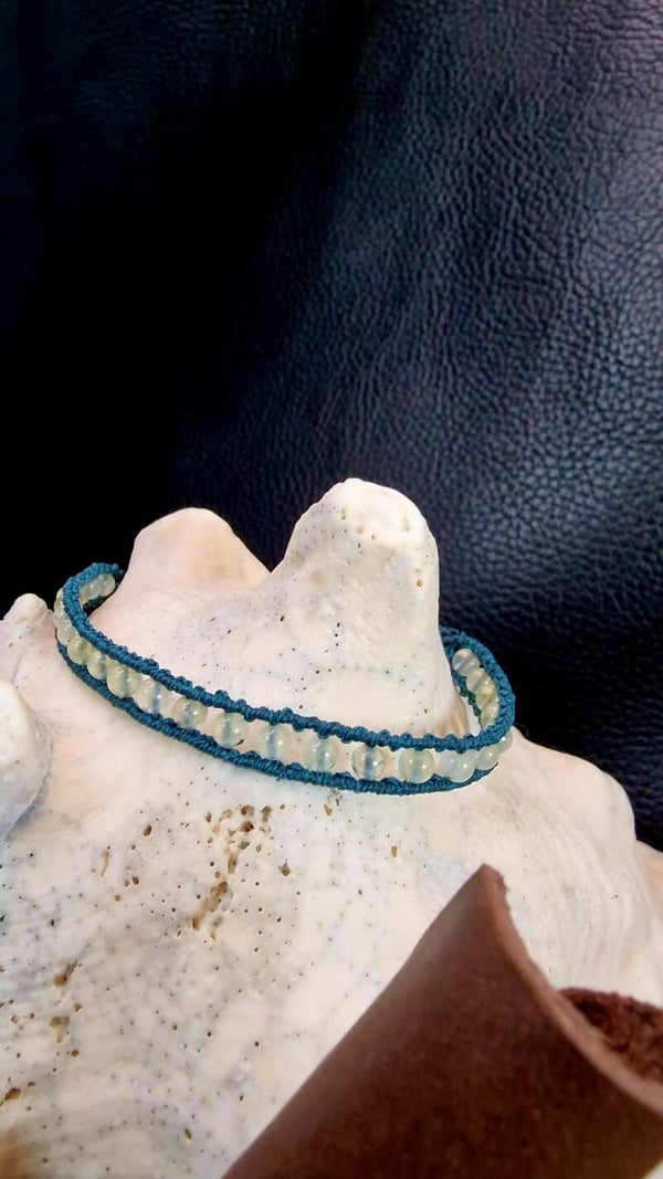 Bracelet Ligne Cristalline Phrénite