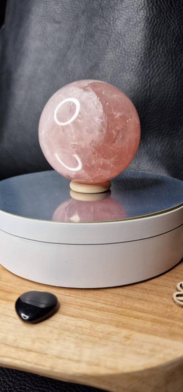 Sphère de Quartz rose