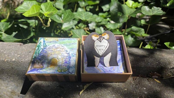 Laat een persoonlijk doosje voor sieraden tekenen