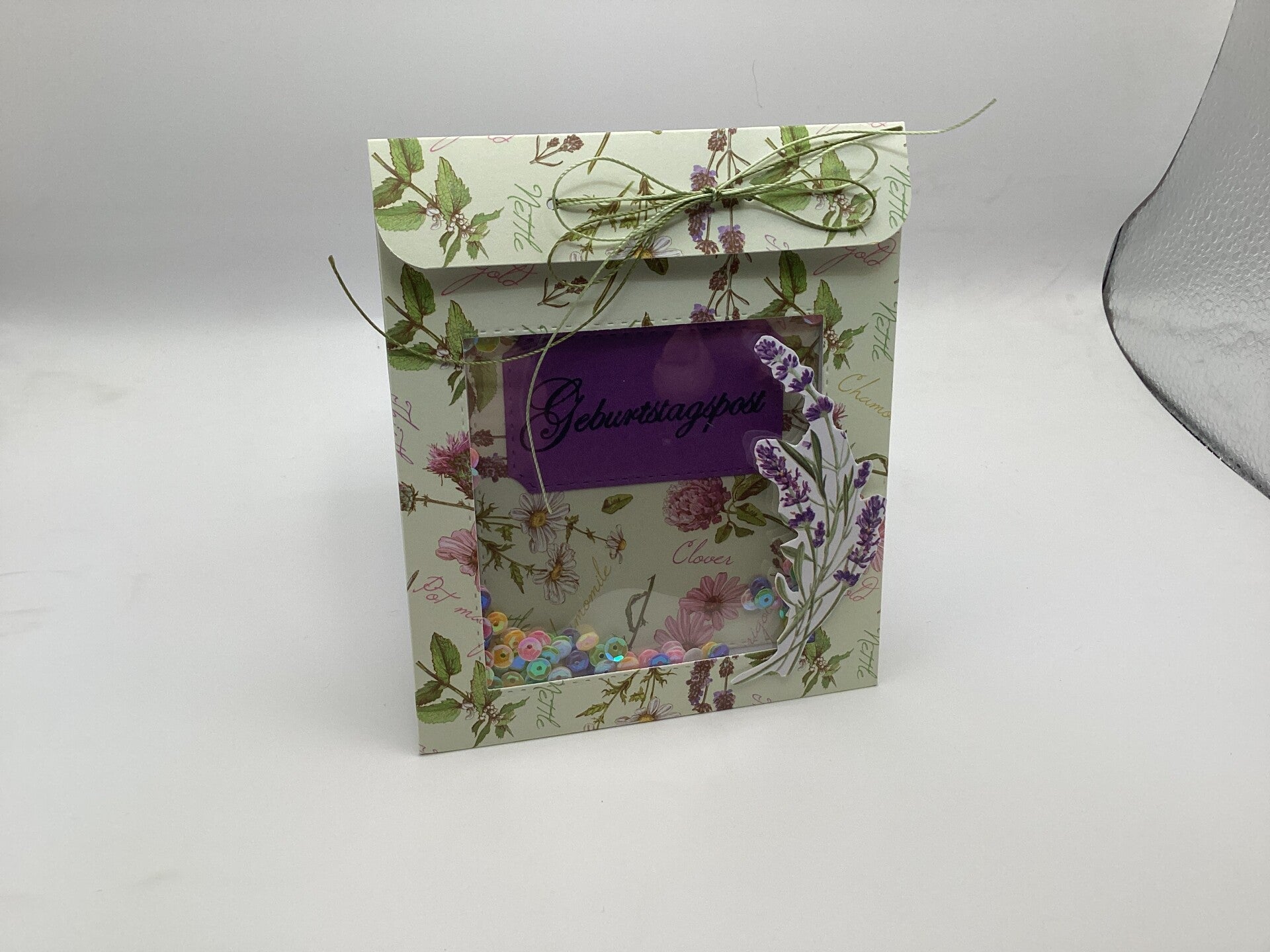 Geburtstagskarte Schüttelbox