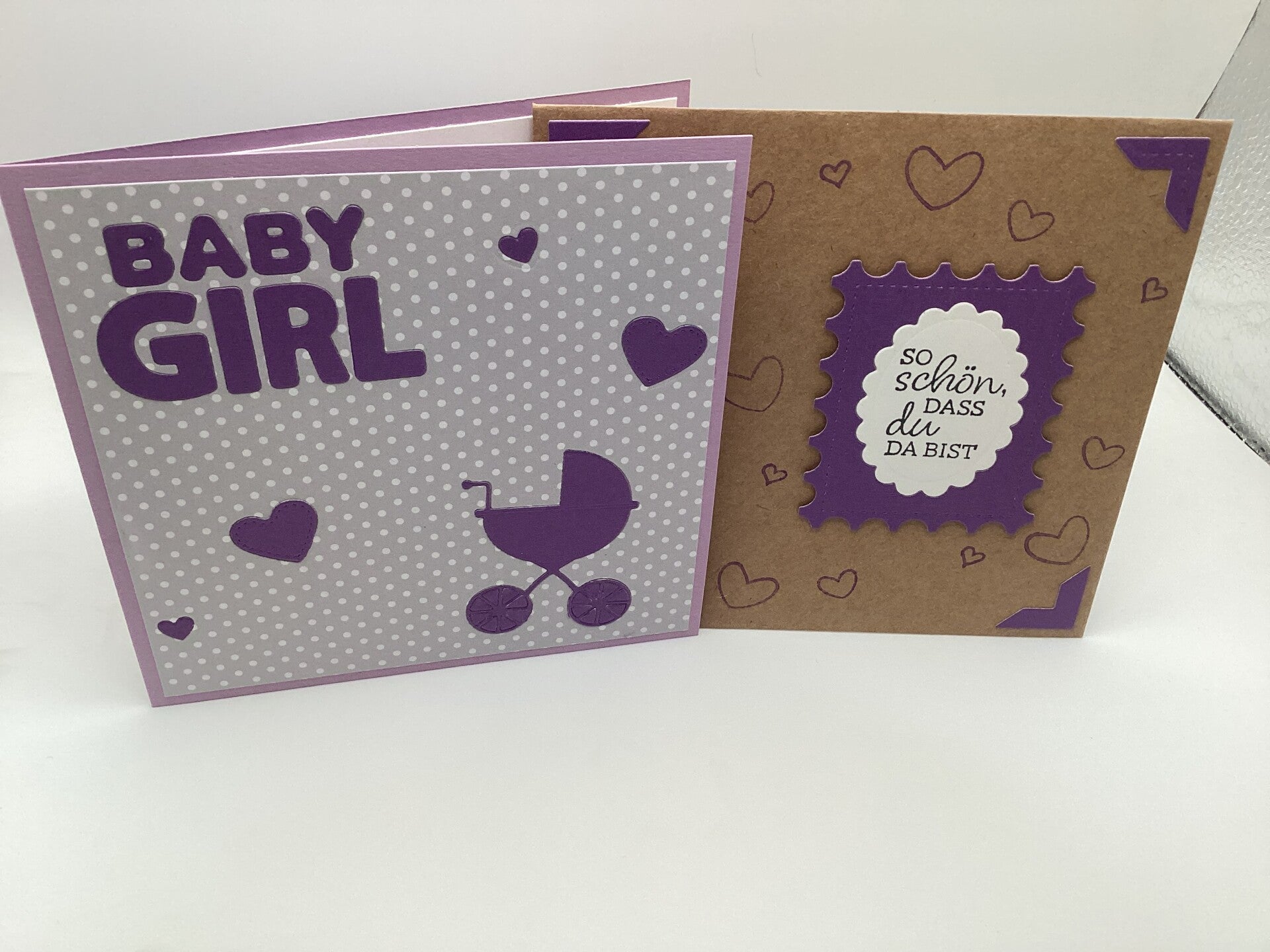 Karte zur Geburt „ Girl“