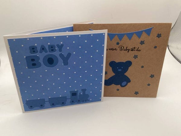 Karte zur Geburt „Boy „