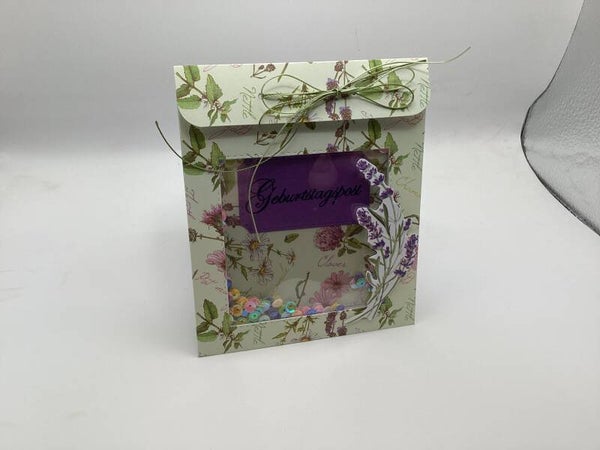 Geburtstagskarte Schüttelbox