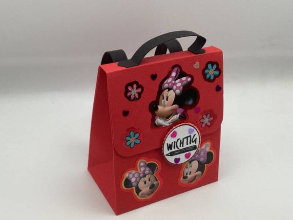 Geschenkbox als Schulranzen