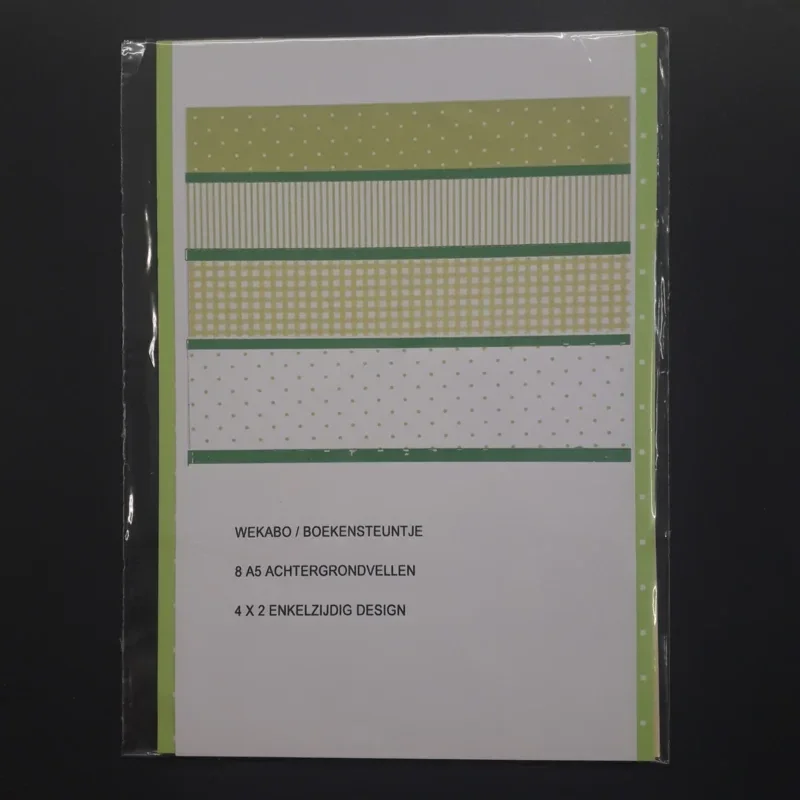 WEKABO/BOEKENSTEUNTJE A5 MINT GROEN 015