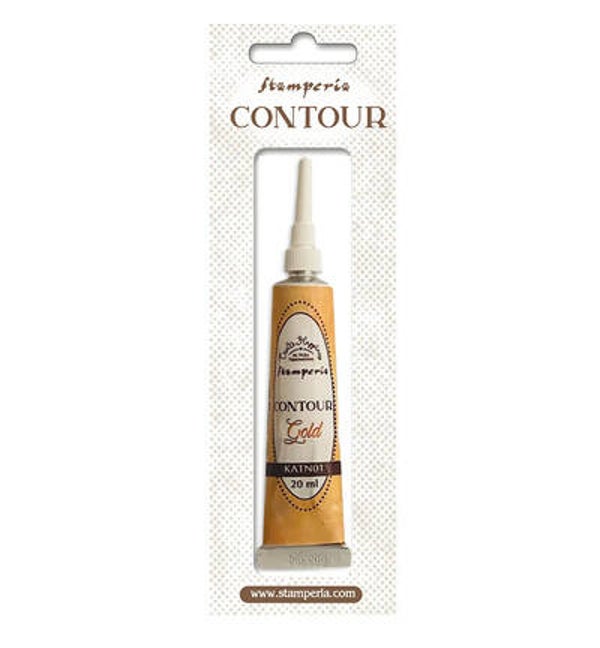 KATN01 - Stamperia Contour liner Goud 20ml