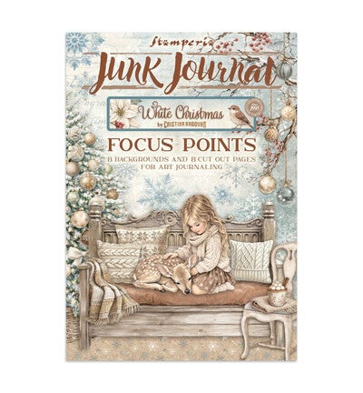 SBJKS07 - Stamperia junk journal Focus Points A5 – White Christmas