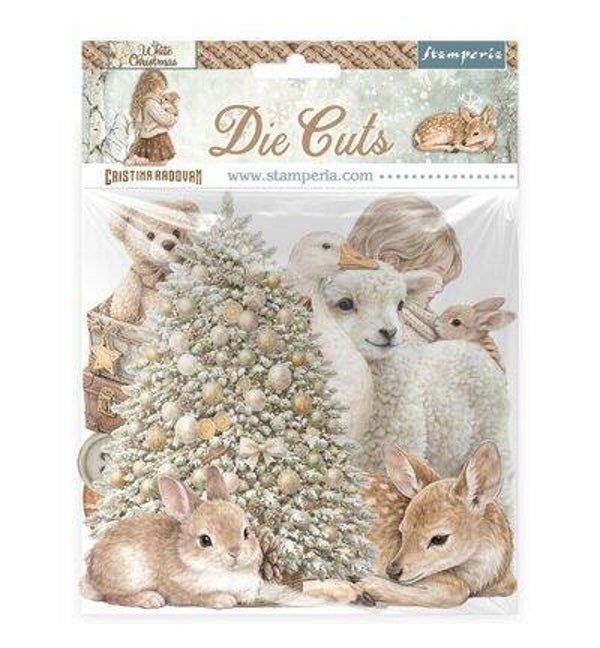 DFLDC141 - Stamperia Die-Cuts – White Christmas