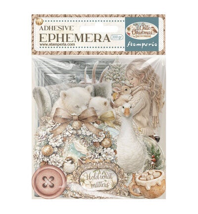 DFLCT89 - Stamperia Ephemera – White Christmas