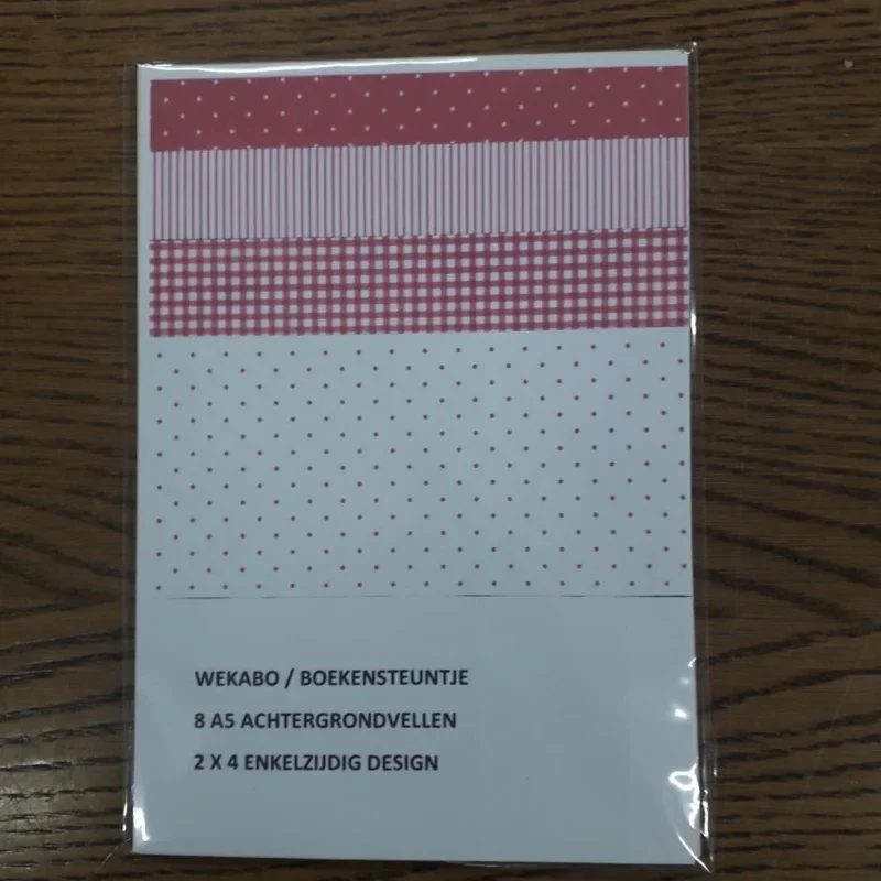 WEKABO/BOEKENSTEUNTJE A5 kerstrood