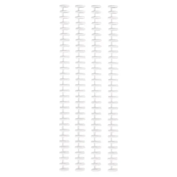 2021-410 - Vaessen Creative • Bind Easy Klikbindruggen 12mm Wit 4st.