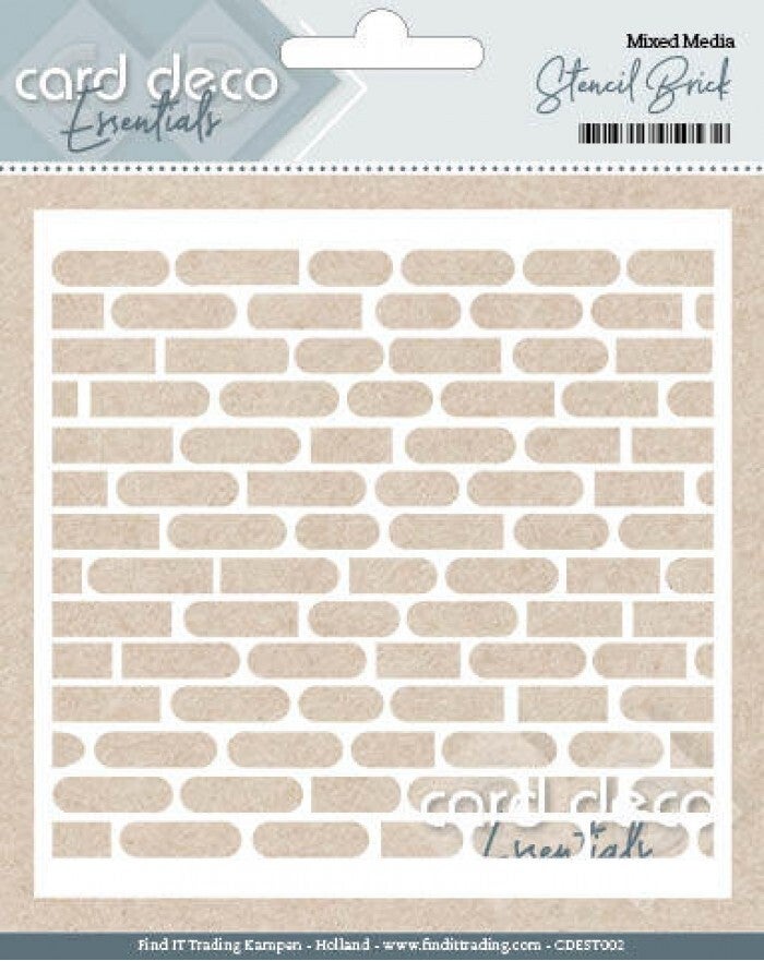 CDEST002 - Card Deco Essentials Stencil Brick