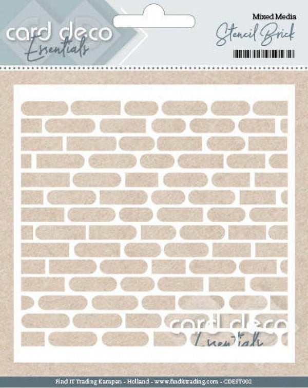 CDEST002 - Card Deco Essentials Stencil Brick