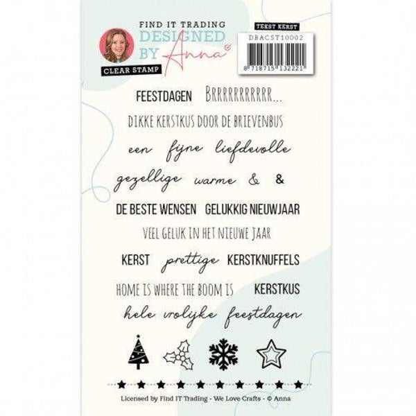 DBACST10002 - Designed by Anna - Mix and Match sentiments Stamps - Christmas