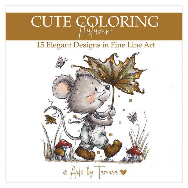 ABT-CC-005 - Arts by Tamara - Cute Coloring Autumn