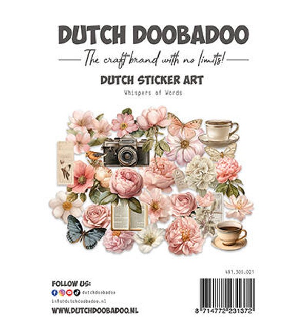 491.300.001 - Dutch Doobadoo - Sticker Art - Whispers of Words
