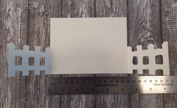 hekjes passe-partout - ongeveer 10.2x13.8cm- creme
