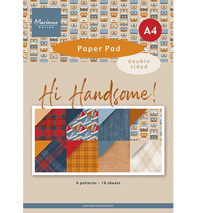PK9208 - Hi Handsome! - A4 paper pad