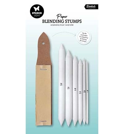 SL-TO-DT02 - Paper blending stumps & sand paper Essentials nr. 02