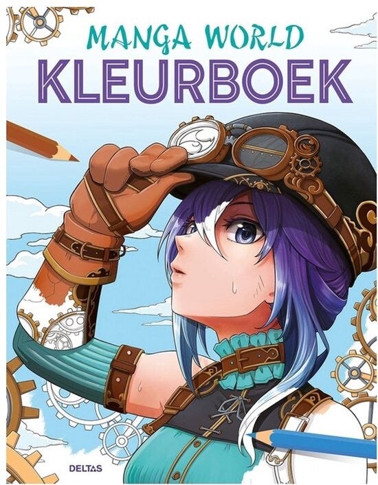 Deltas Manga World Kleurboek